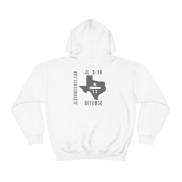 Joel 3:10 Defense - Show the Brand - Unisex Heavy Blend™ Hooded Sweatshirt - Image 11