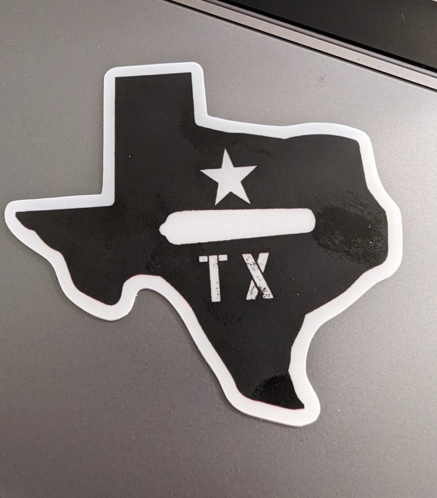 Come and Take it Texas sticker (matt finish)
